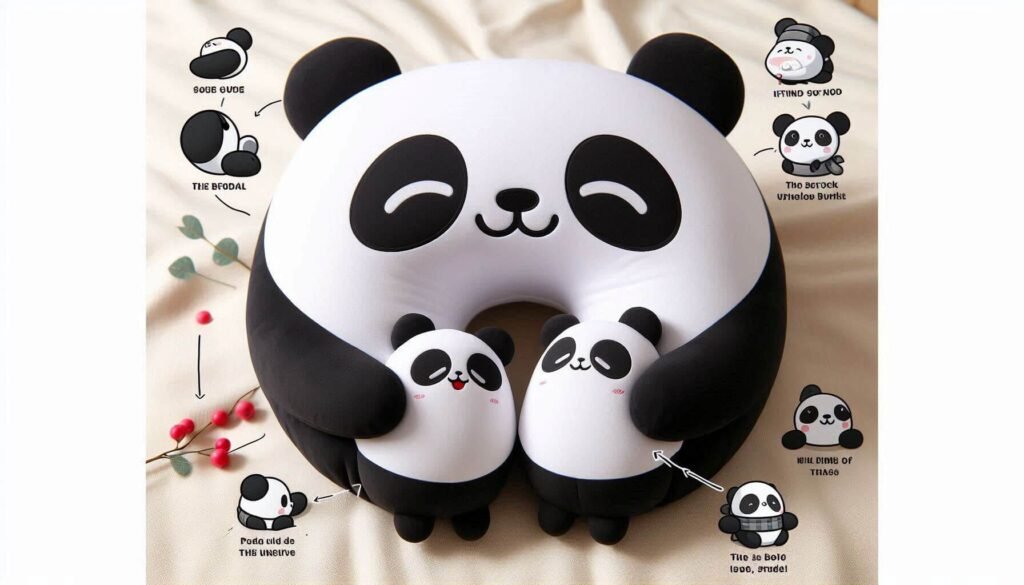 Miniso Panda Neck Pillow